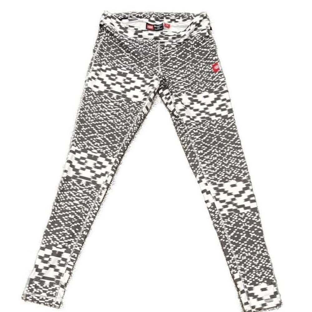 686 Smarty Baselayer Leggings -‎ Women's Black/White Geometric Pattern - Size M